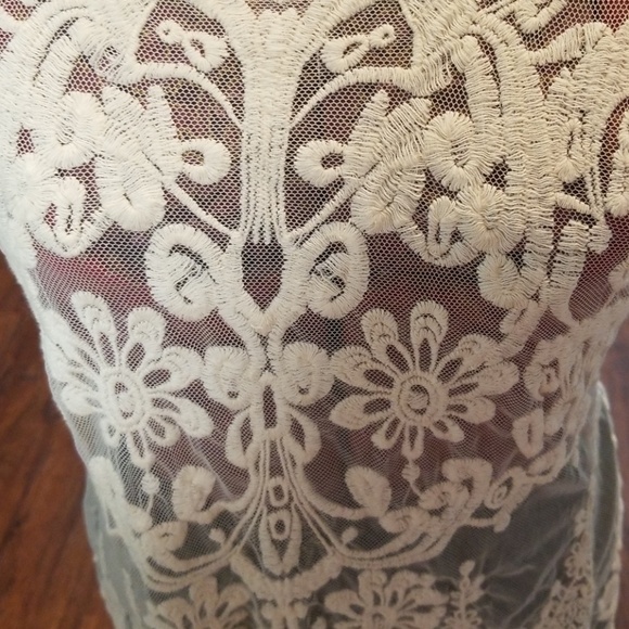 Finn & Clover Lace See Through Tank - Picture 2 of 7